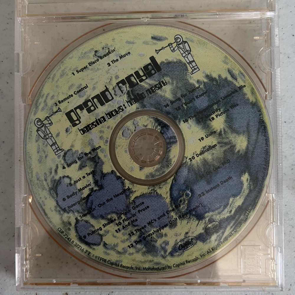 Beastie Boys Hello Nasty CD 1998 Grand Royal Capitol Records 22 Tracks CDP 72438